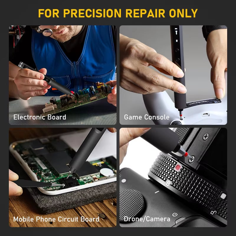 Glacok S6 MAX 5-Speed Torque Precision Electric Screwdriver Set DIY 3.7V Rechargeable Screwdriver Iphone Disassembly Repair Tool